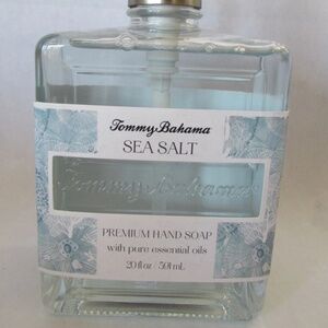 Tommy Bahama Sea Salt Premium Hand Soap w/ Pure Essential Oils in Glass Bottle